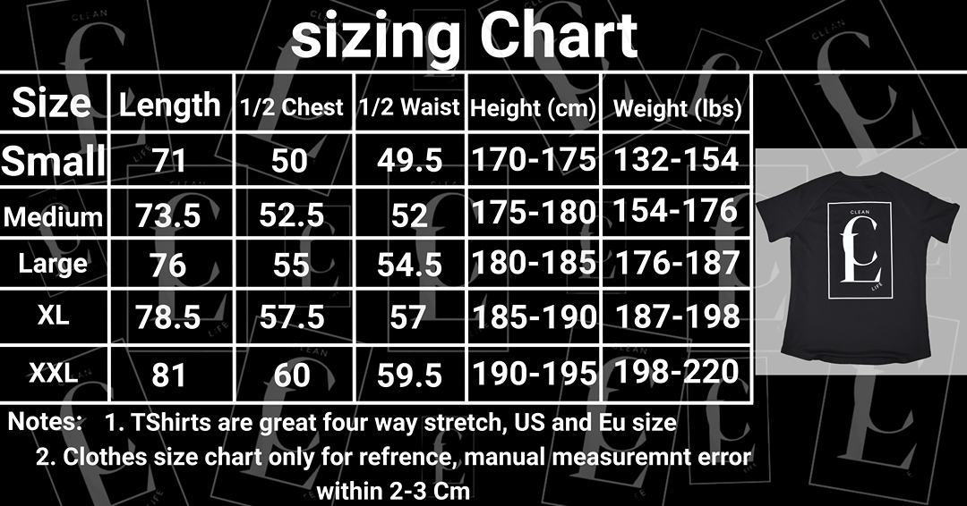 CleanLIfe's LOGO Gym T-Shirt